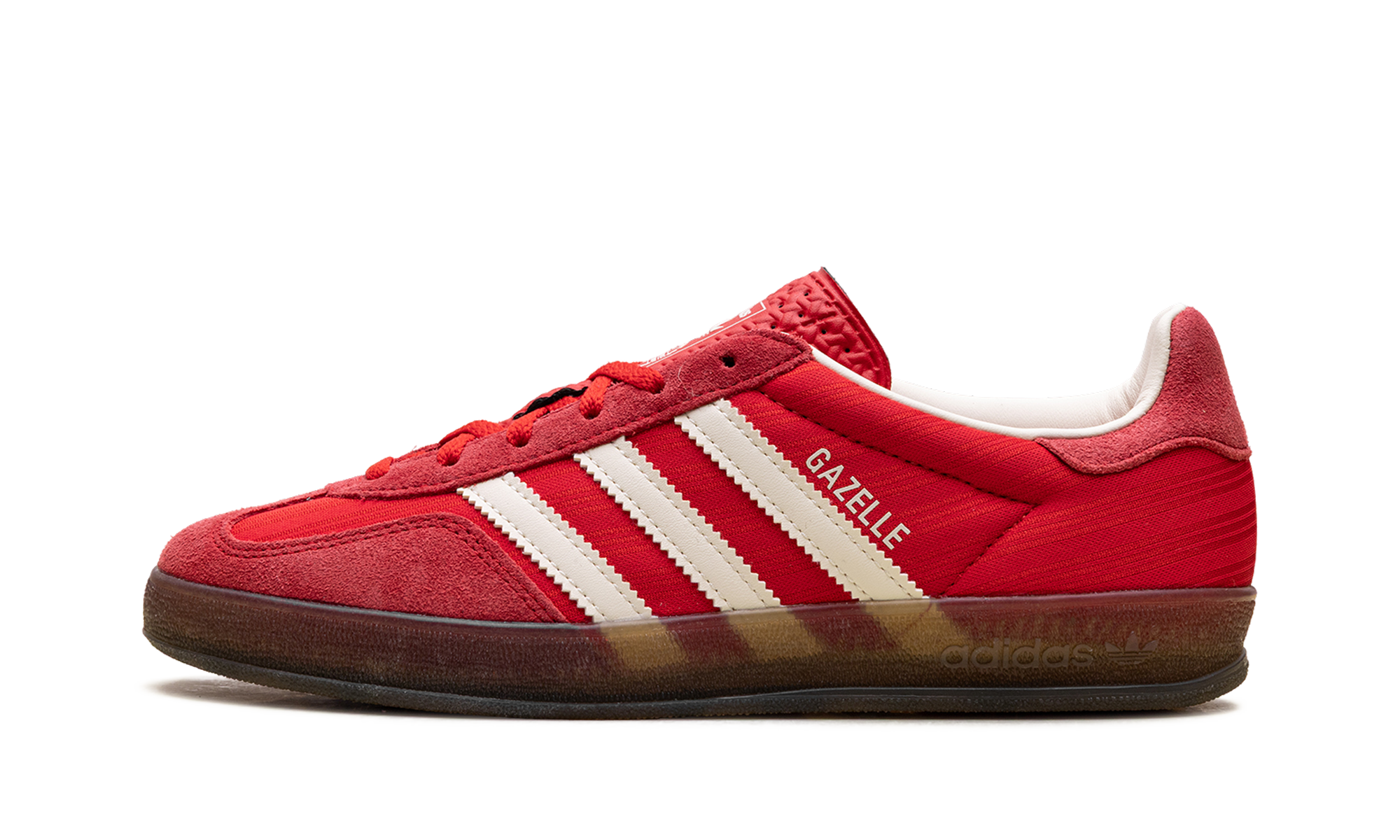 Adidas Gazelle Indoor Satin Wmns Red Pinstripe JS1411