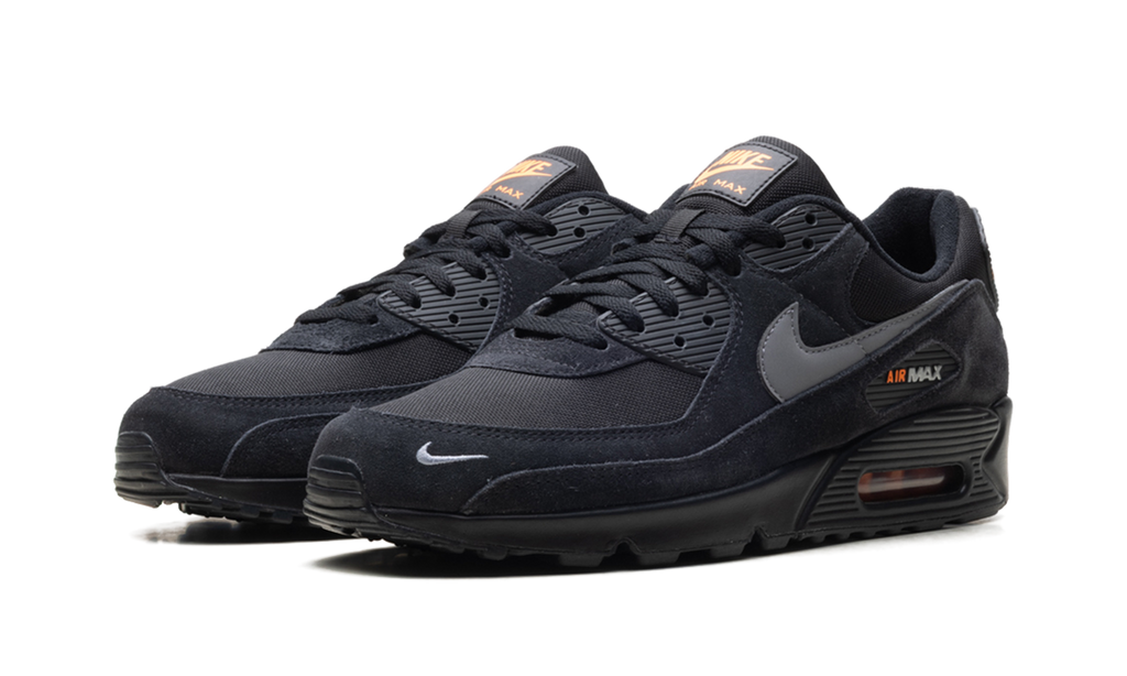 Nike Air Max 90 Black Metallic Cool Grey Orange DO6706 010