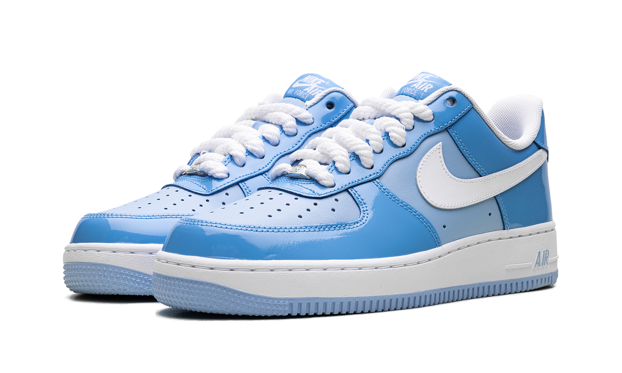 Nike Air Force 1 Low '07 LV8 Phychic Blue White Patent HV9405 400