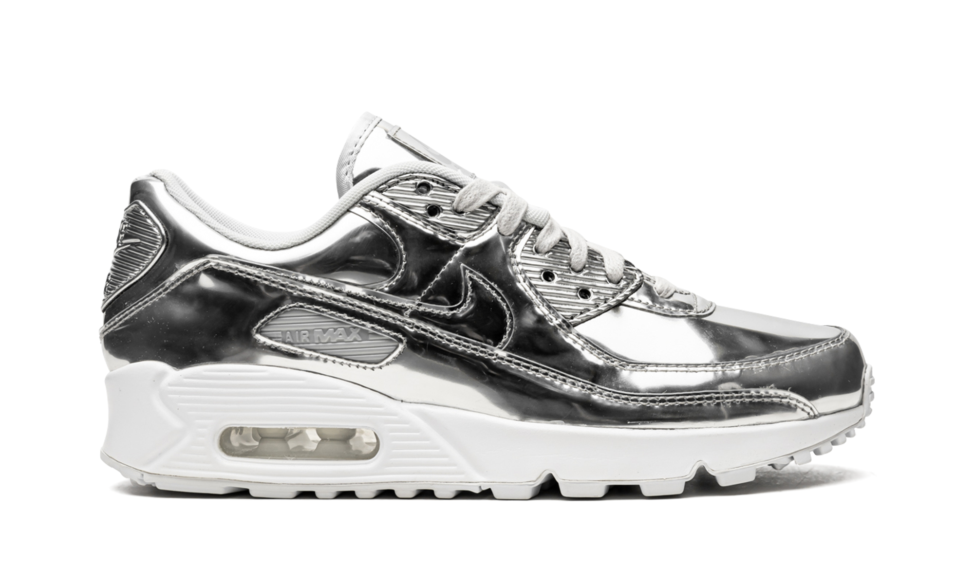 Nike AIR MAX 90 WMNS Metallic Pack - Silver CQ6639 001