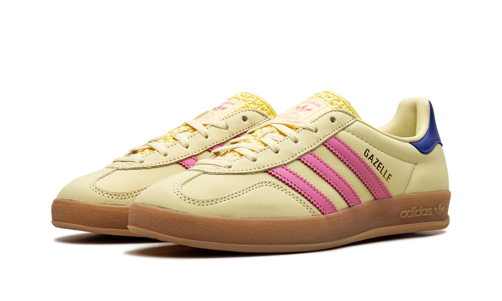Adidas Gazelle Indoor WMNS Powder Yellow Lucid Pink Royal JI2719