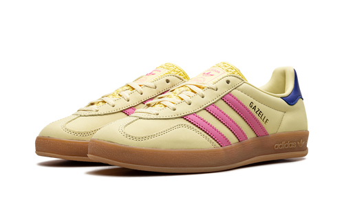 Adidas Gazelle Indoor WMNS Powder Yellow Lucid Pink Royal JI2719