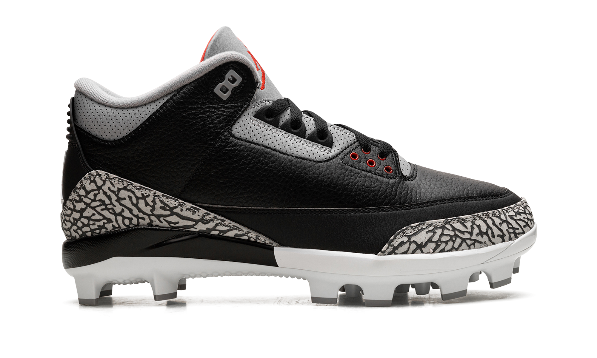 Air Jordan 3 Cleats Black Cement FZ8627 001