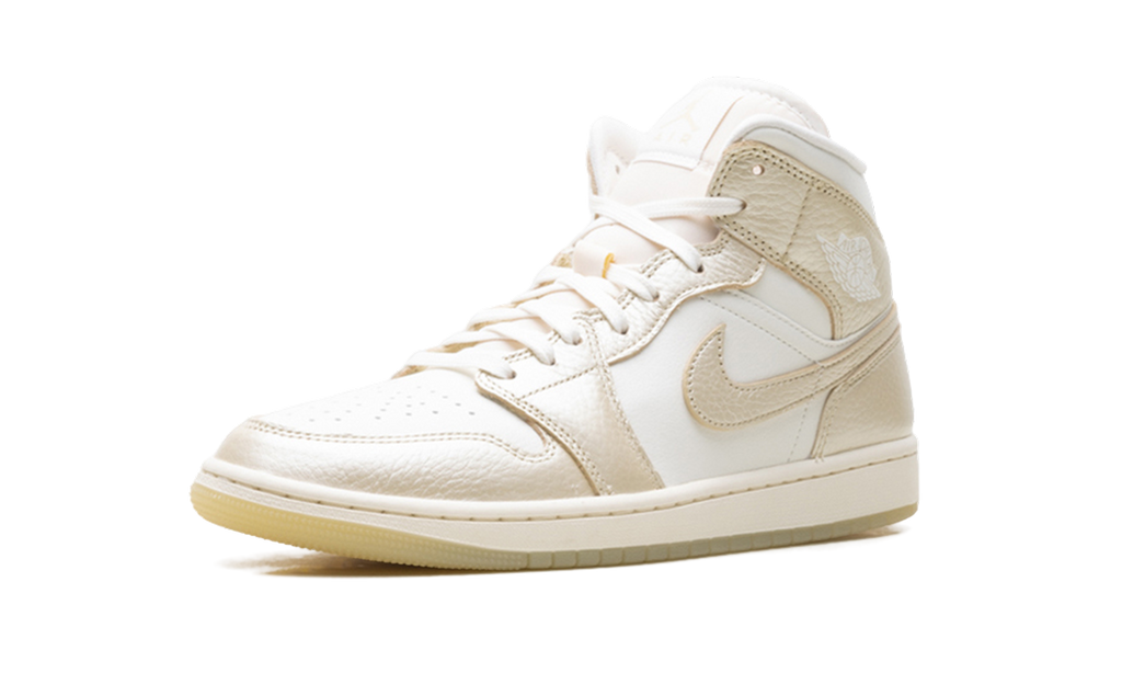 Air Jordan 1 Mid SE Wmns Metallic Team Gold HV5159 100