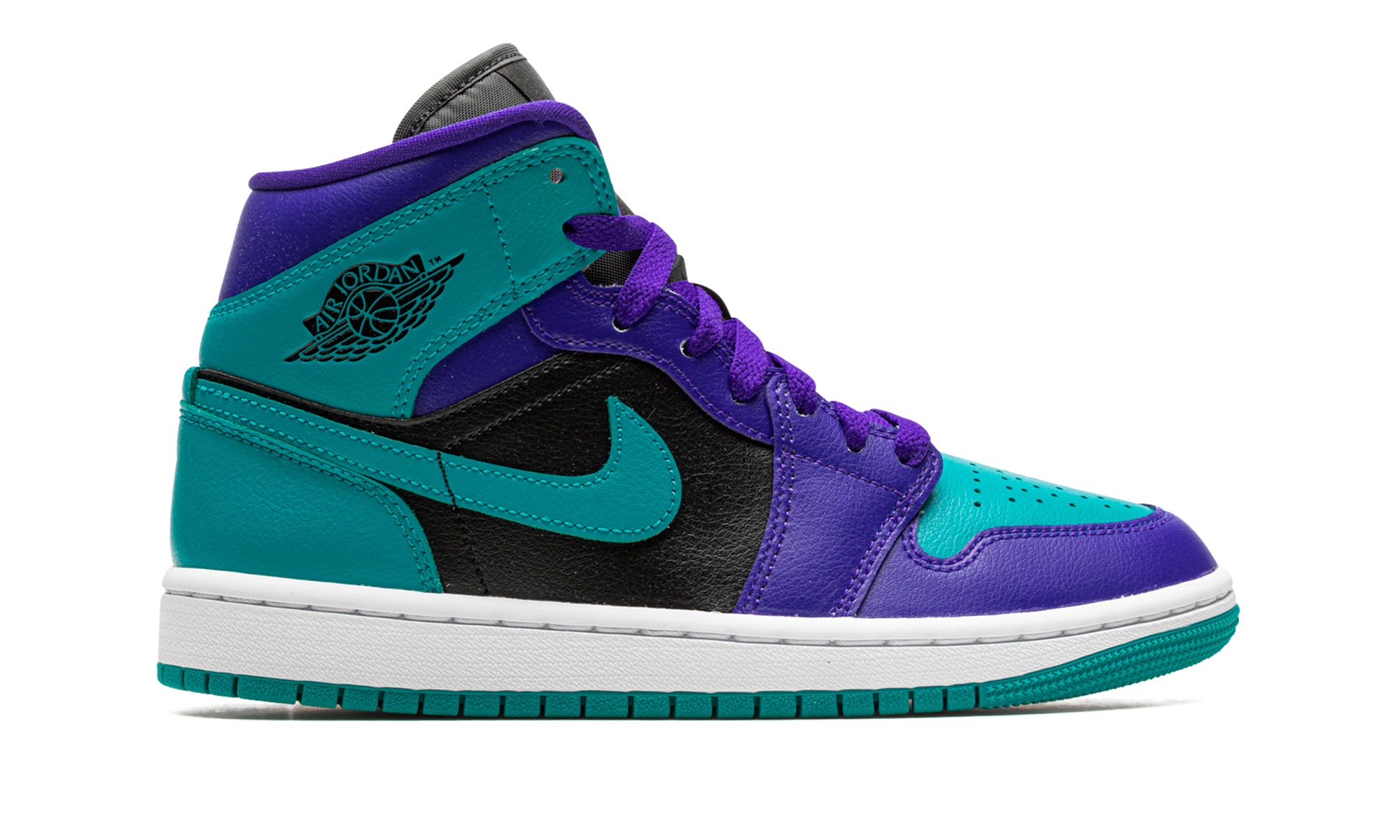 AIR JORDAN 1 MID WMNS Black Grape BQ6472 502