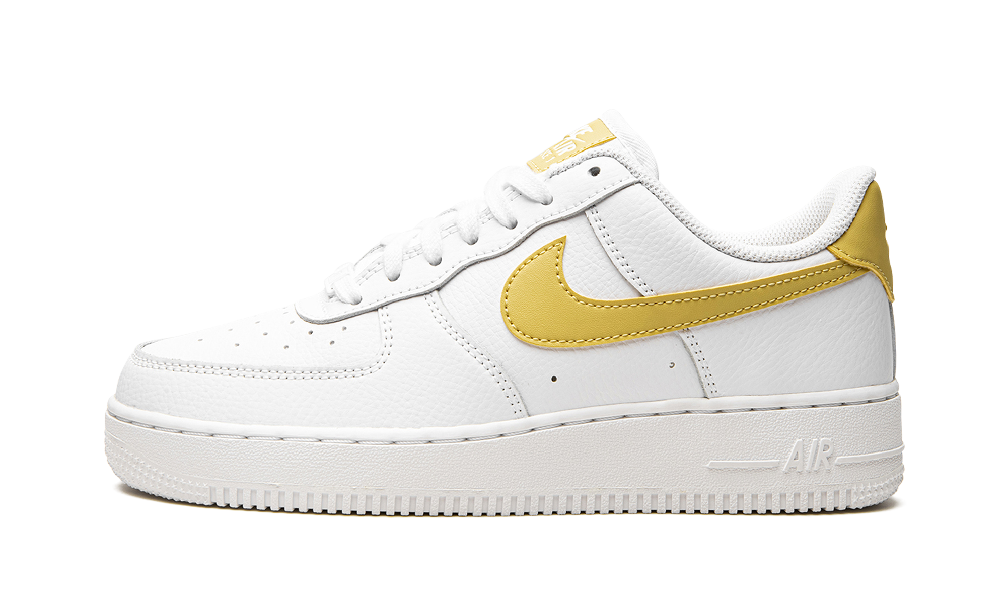Nike AIR FORCE 1 LO MNS WMNS White / Saturn Gold 315115 170