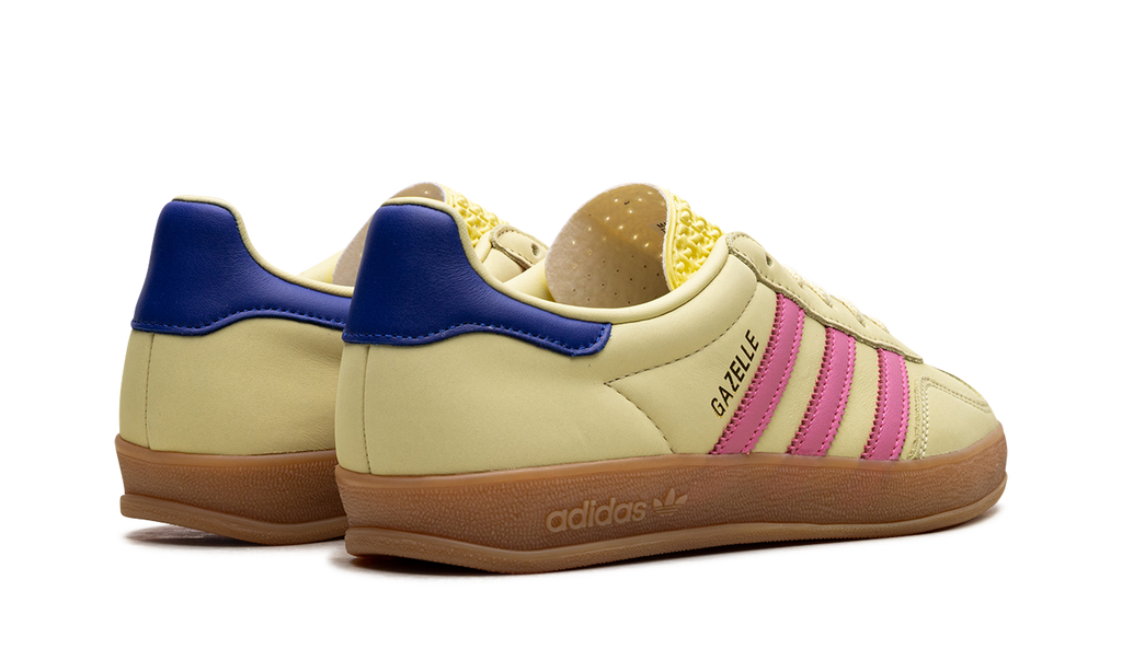 Adidas Gazelle Indoor WMNS Powder Yellow Lucid Pink Royal JI2719