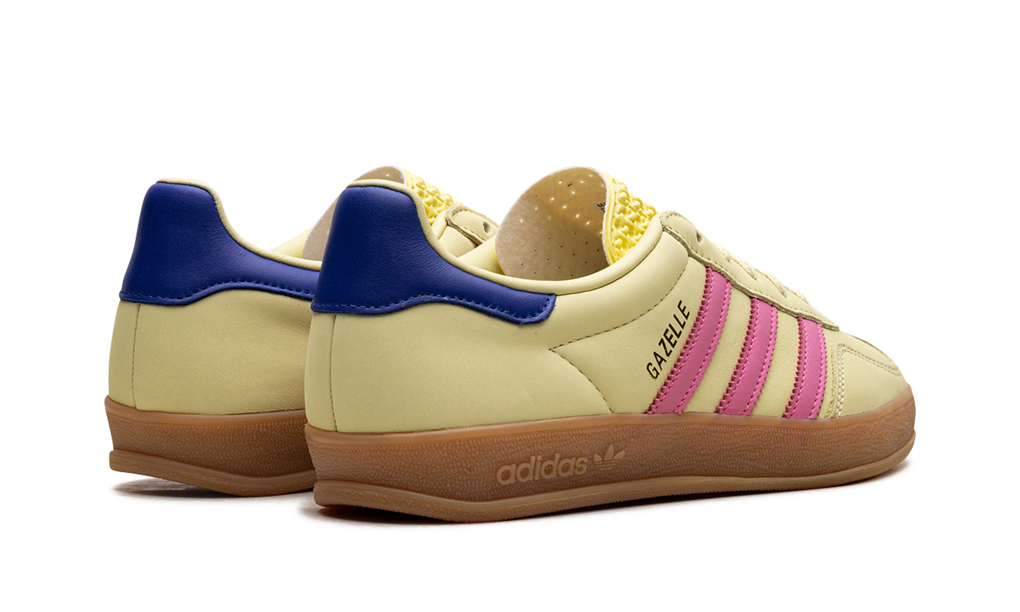 Adidas Gazelle Indoor WMNS Powder Yellow Lucid Pink Royal JI2719