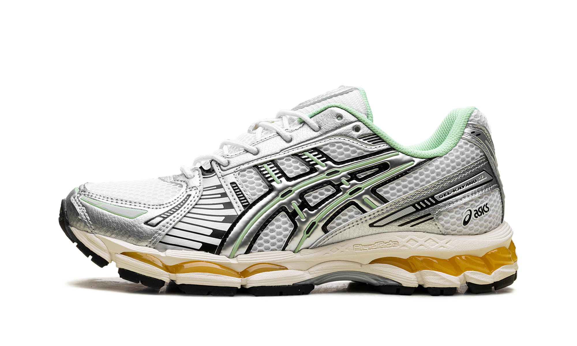 Asics Gel-Kayano 12.1 Silver Green Orange 1203A827 100