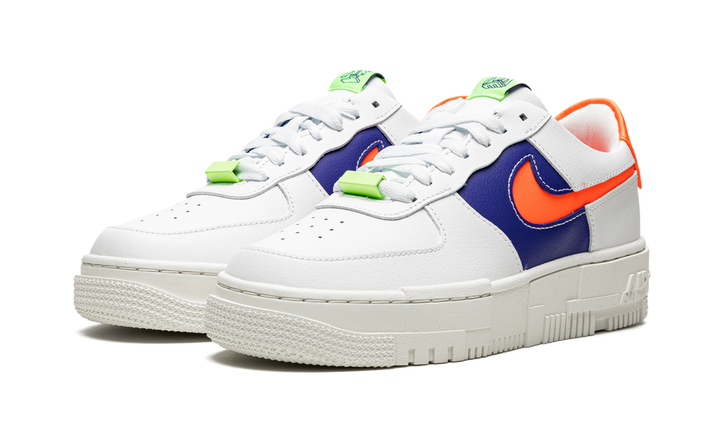 Nike AIR FORCE 1 LO PIXEL MNS WMNS White Concord Crimson DM8340 100