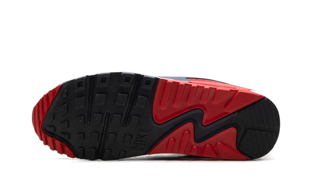 Nike AIR MAX 90 White/Cool Grey-university Red DM0029 117