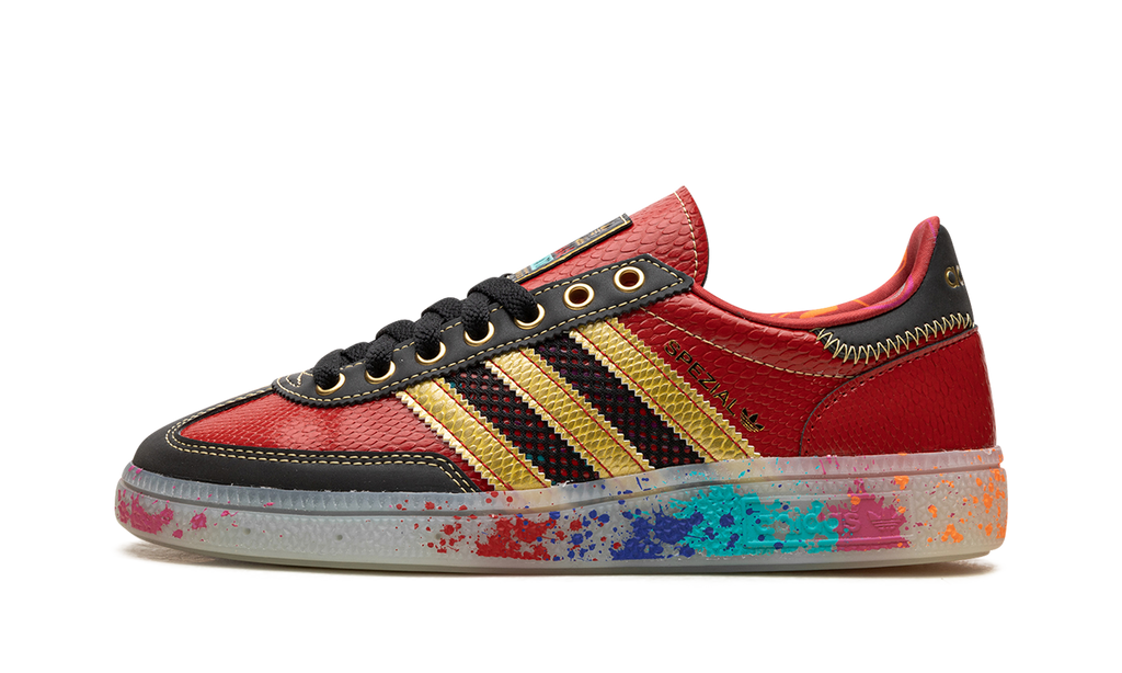 Adidas Handball Spezial S.E.E.D. - Scarlet Gold Paint Splatter ID8617