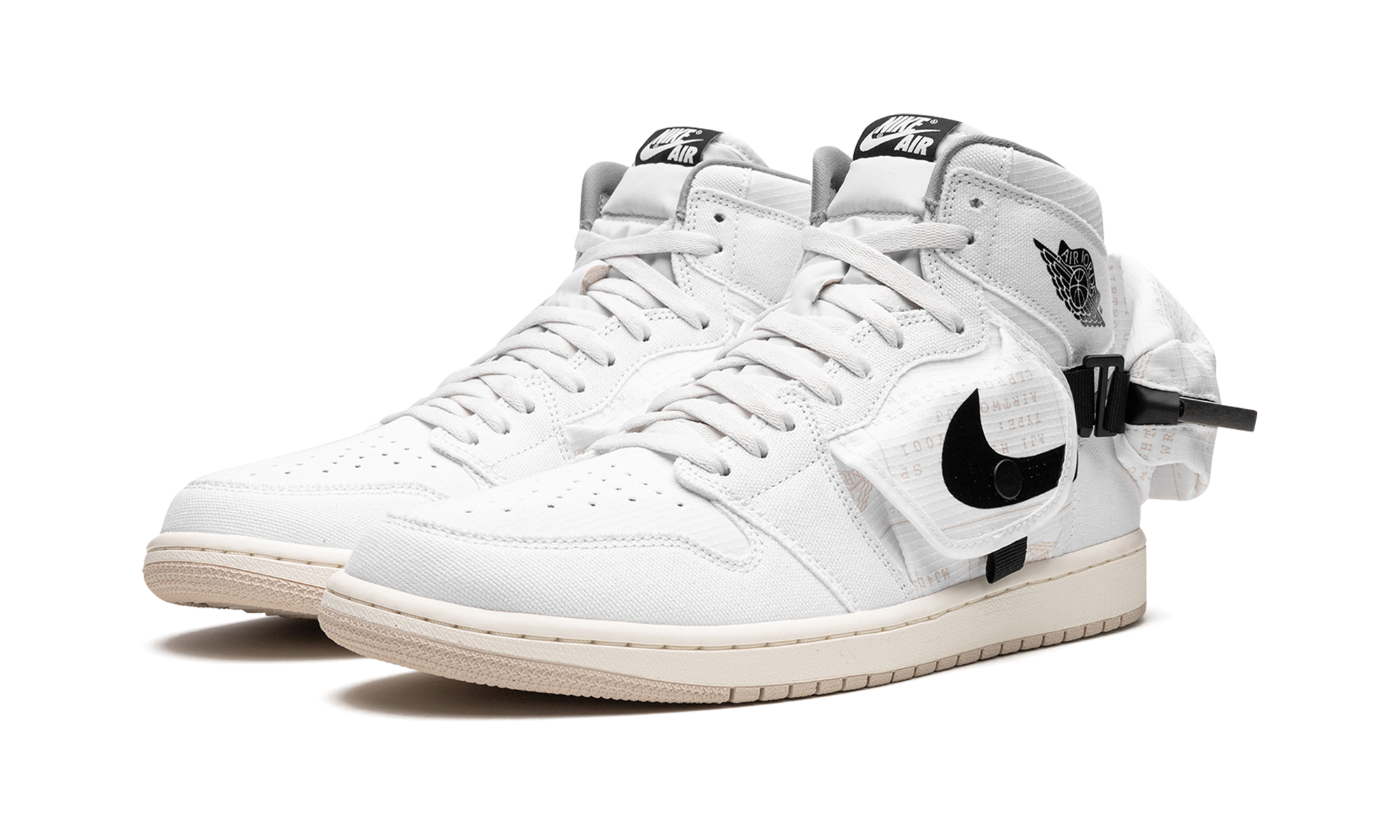 Air Jordan 1 Utility WHITE BLACK DO8727 100