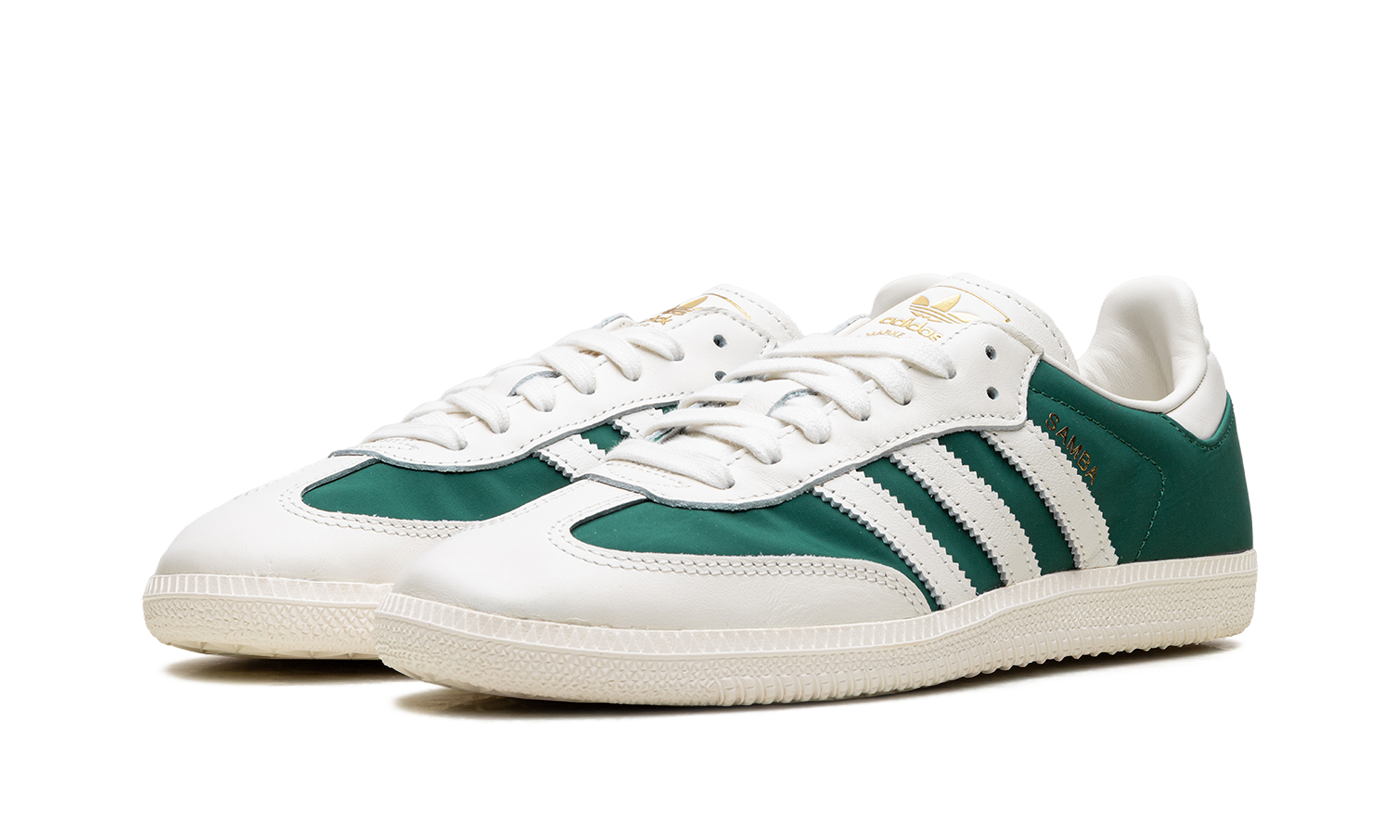 Adidas Samba OG Off White Collegiate Green JI3205