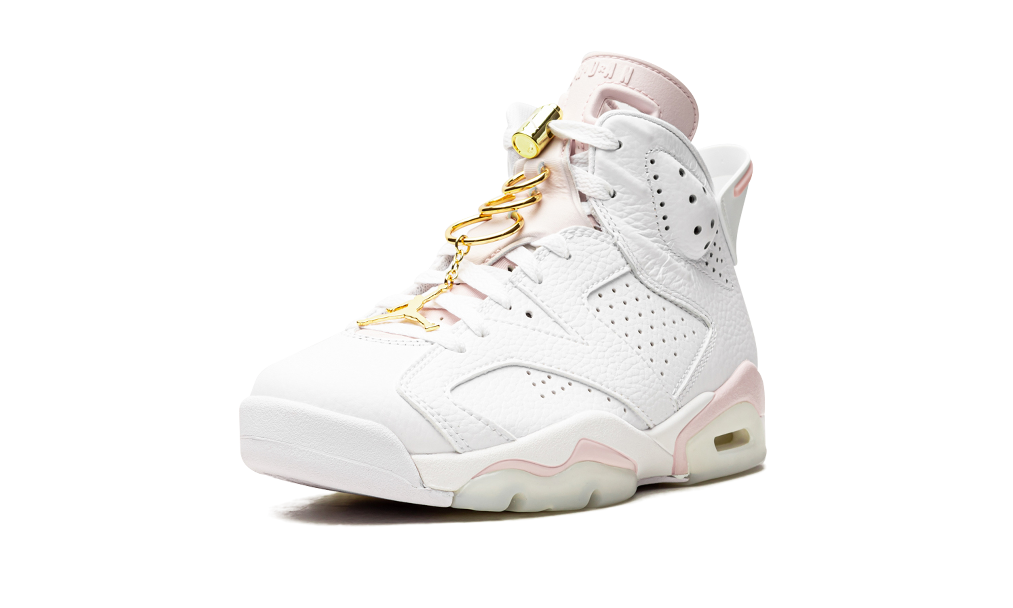 AIR JORDAN 6 WMNS Gold Hoops DH9696 100