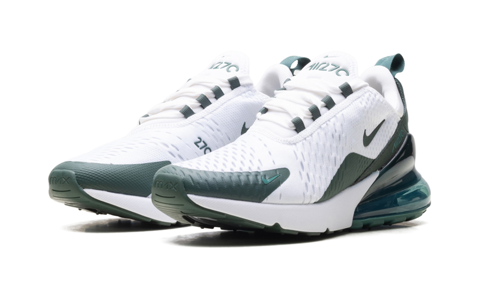 Nike AIR MAX 270 WMNS WHITE VINTAGE GREEN HQ3421 100