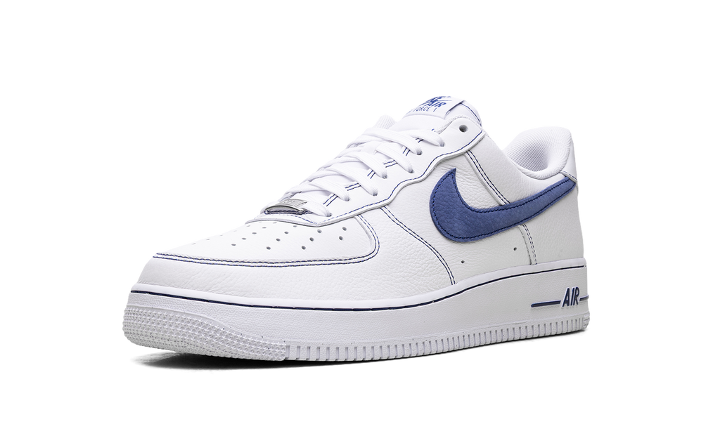 Nike Air Force 1 '07 LV8 White Deep Royal Contrast Stitch HQ2037 100