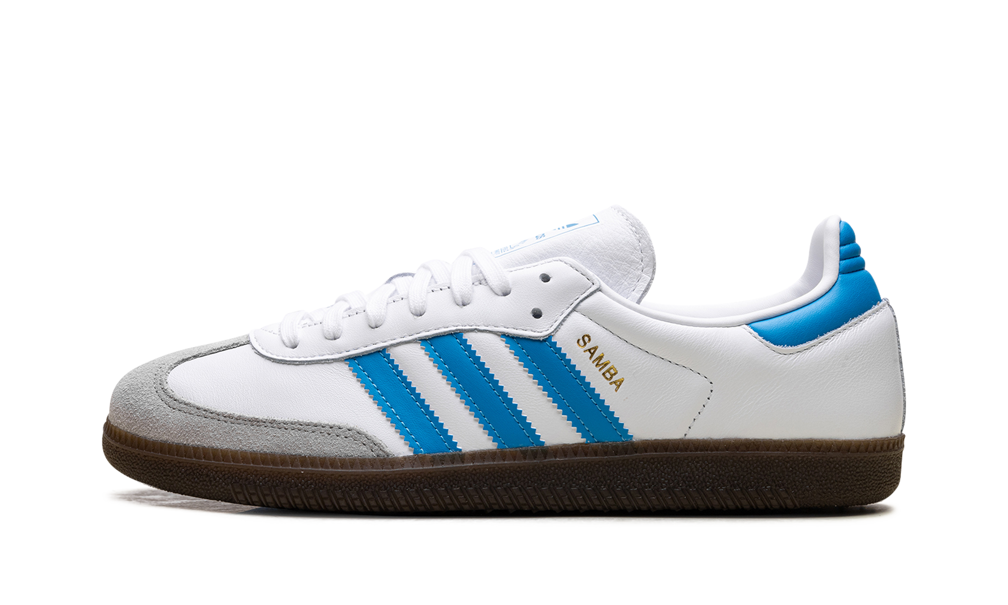 Adidas Samba OG White Shock Cyan JR0612
