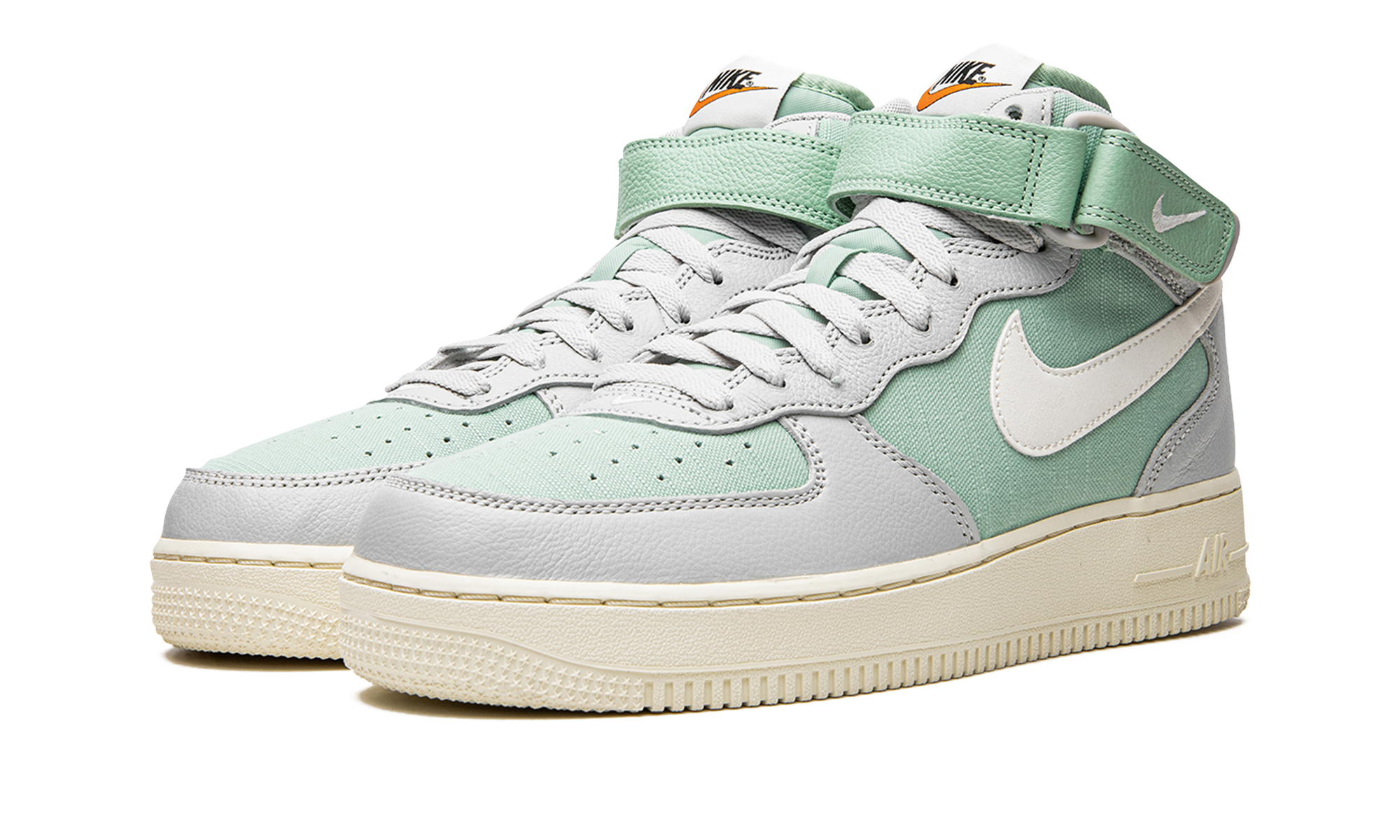 Nike Air Force 1 Mid '07 LX Grey Fog Enamel Green DQ8766 002