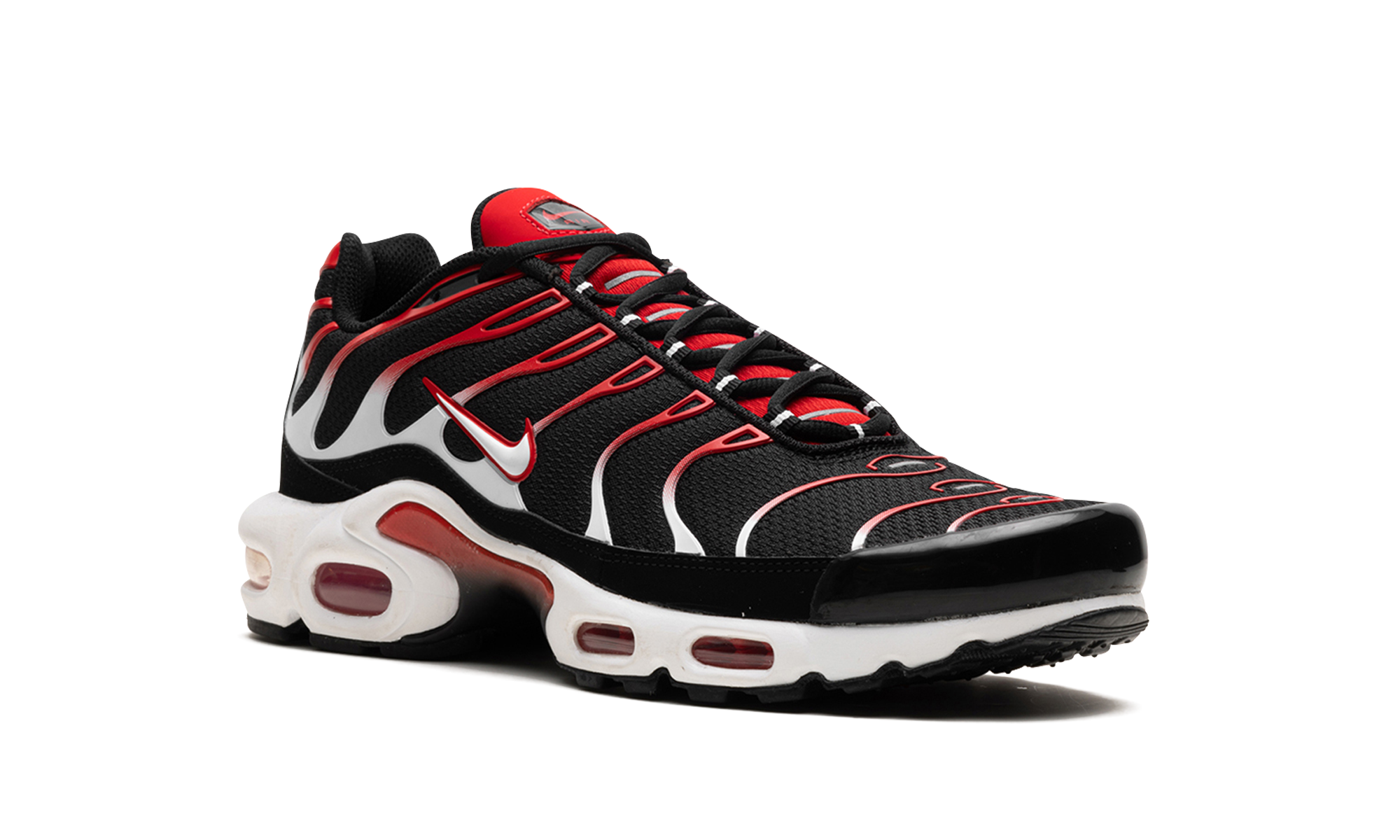 Nike Air Max Plus Black White University Red DM0032 004