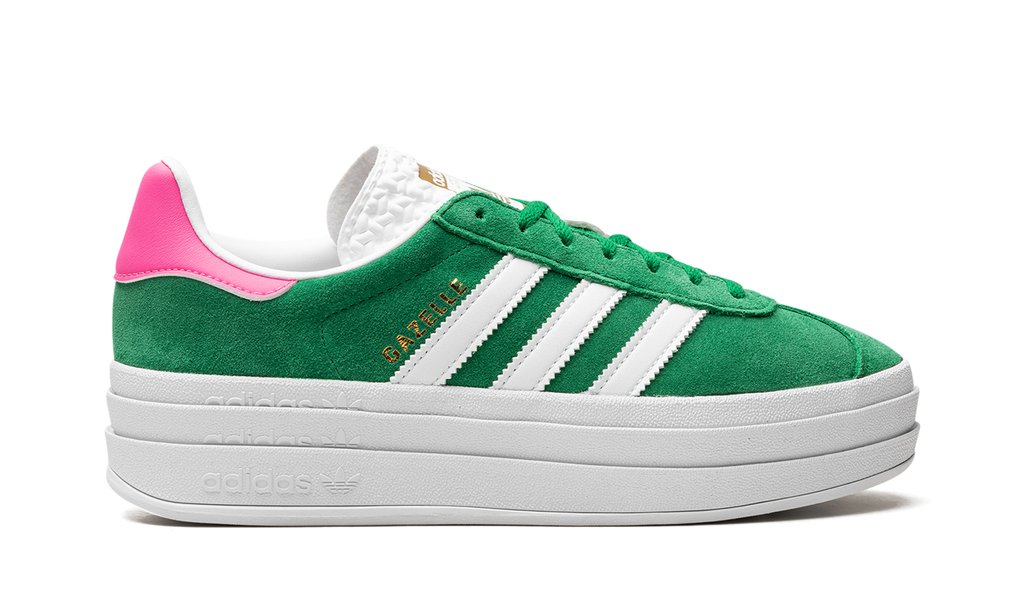 Adidas Gazelle Bold WMNS Green Lucid Pink IG3136