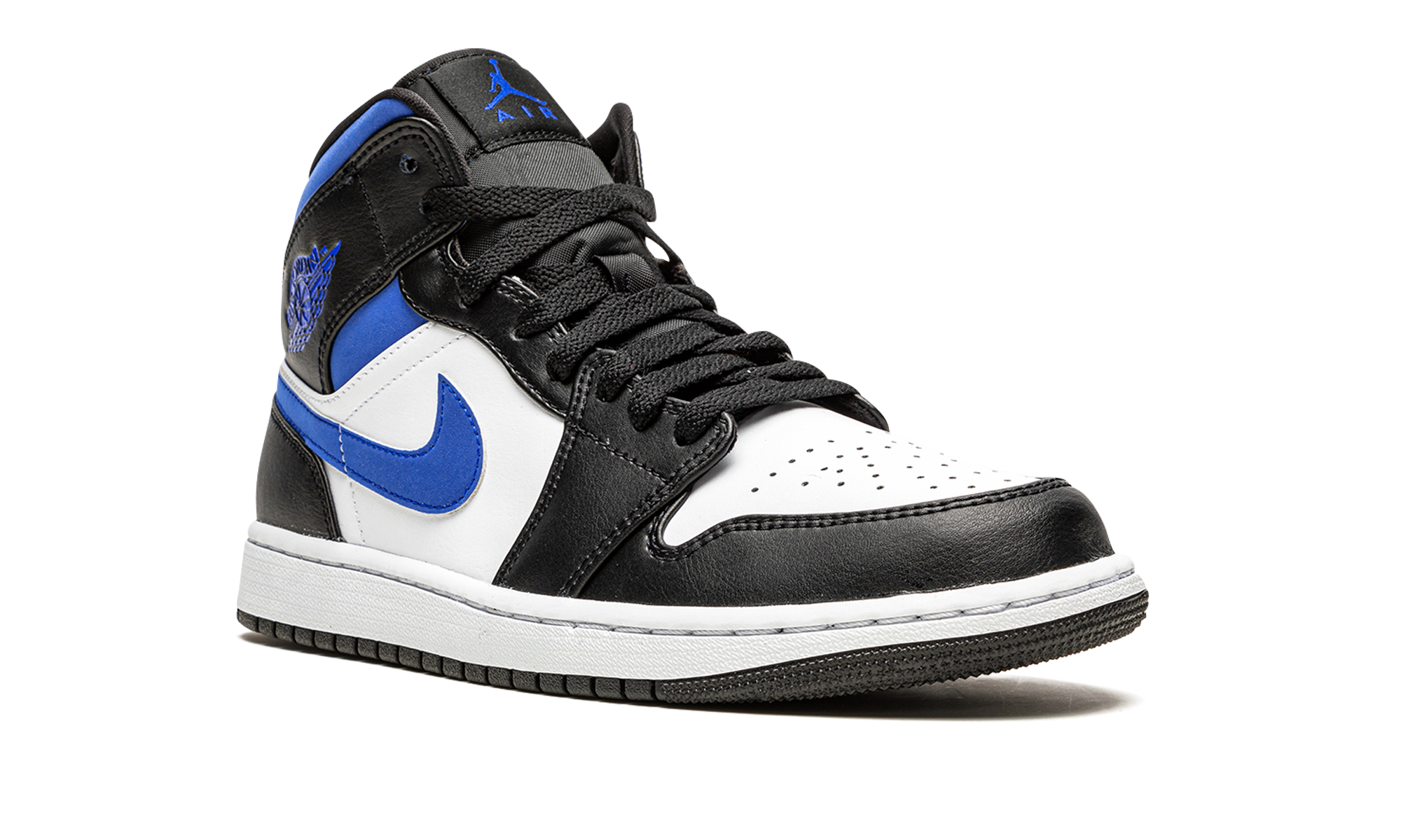 Air Jordan 1 Mid Racer Blue / Black / White 554724 140