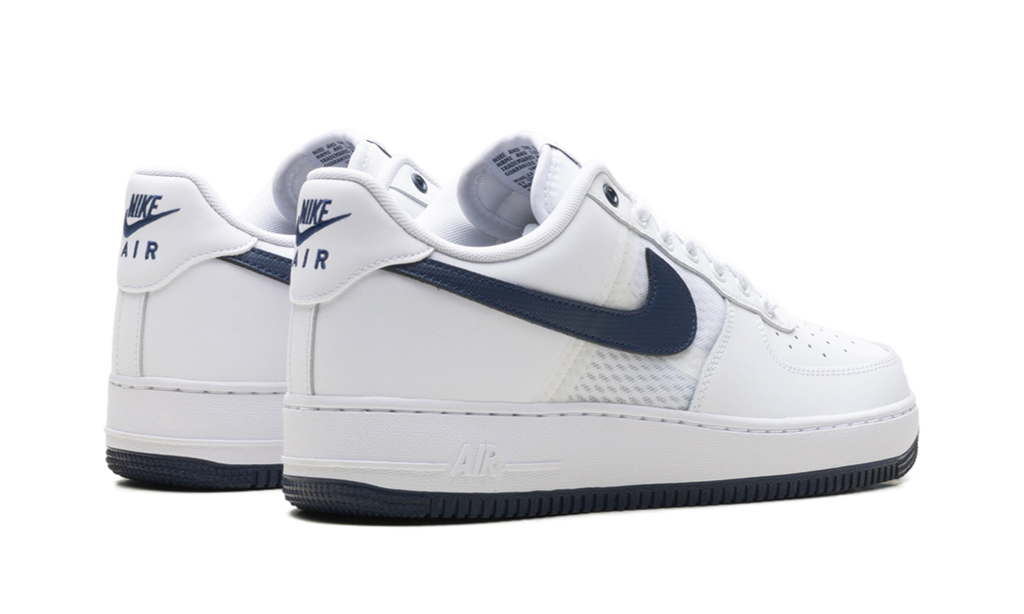 Nike Air Force 1 Low '07 LV8 SE Mesh Tape White Midnight Navy IH4462 100