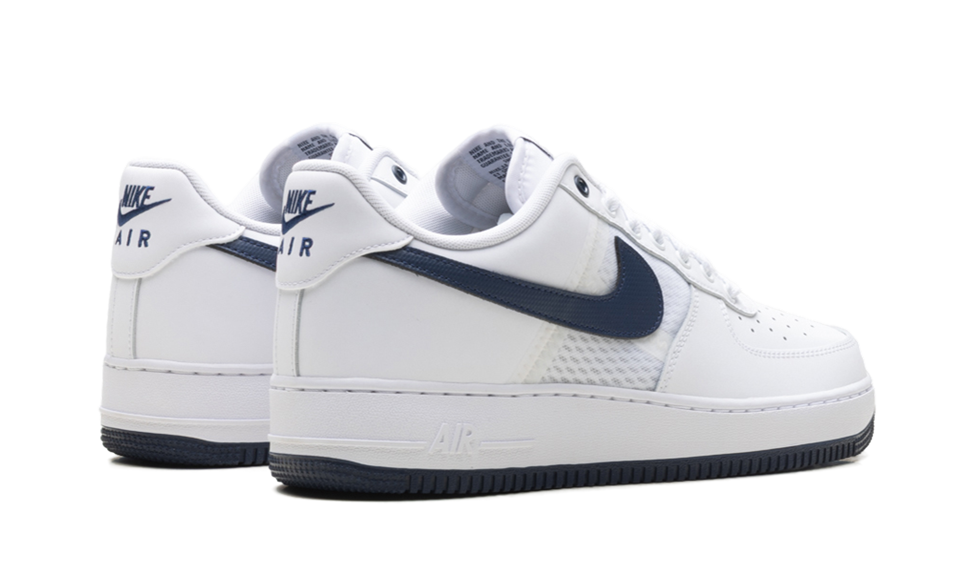 Nike Air Force 1 Low '07 LV8 SE Mesh Tape White Midnight Navy IH4462 100