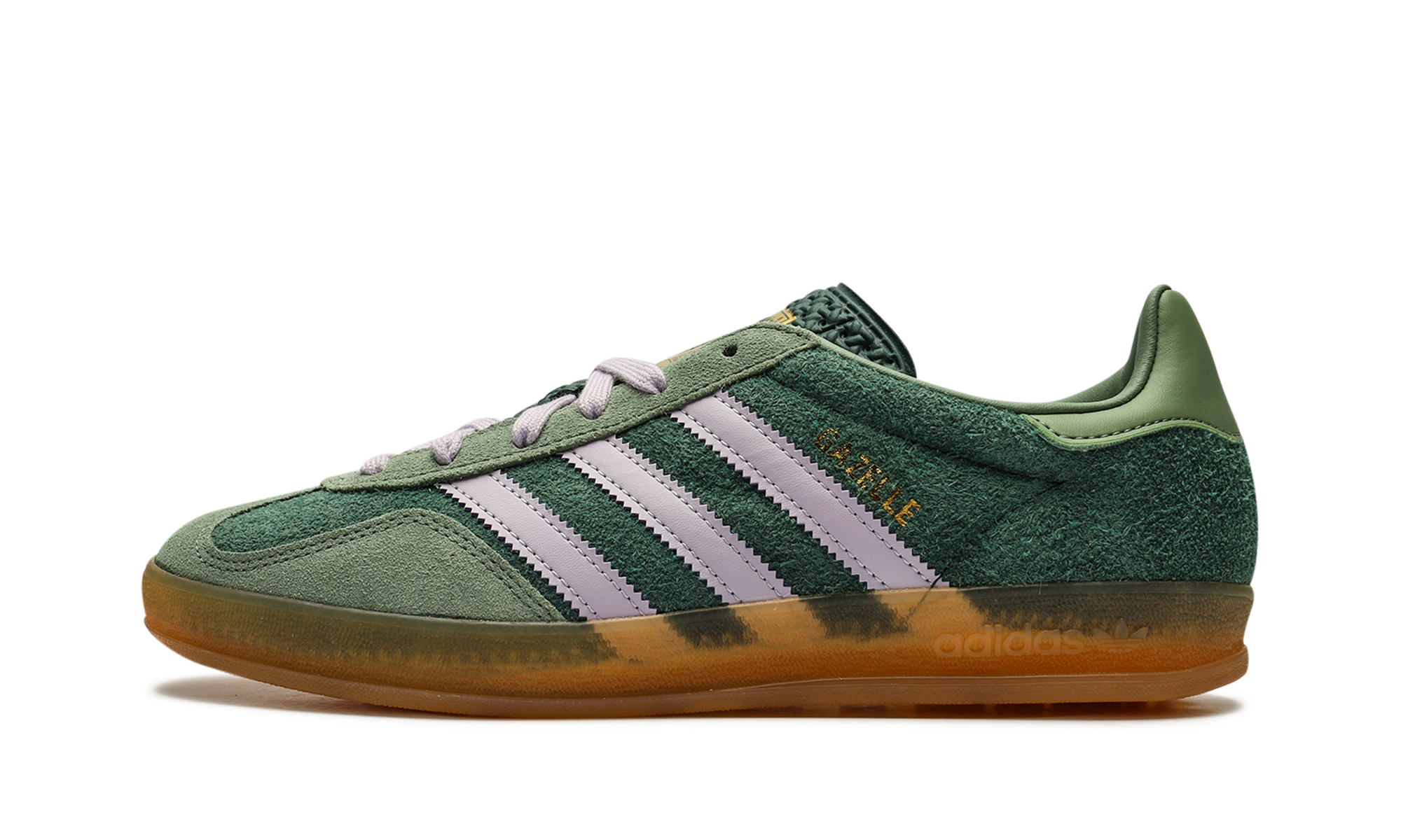 Adidas Gazelle Indoor Mineral Green Silver JI0323