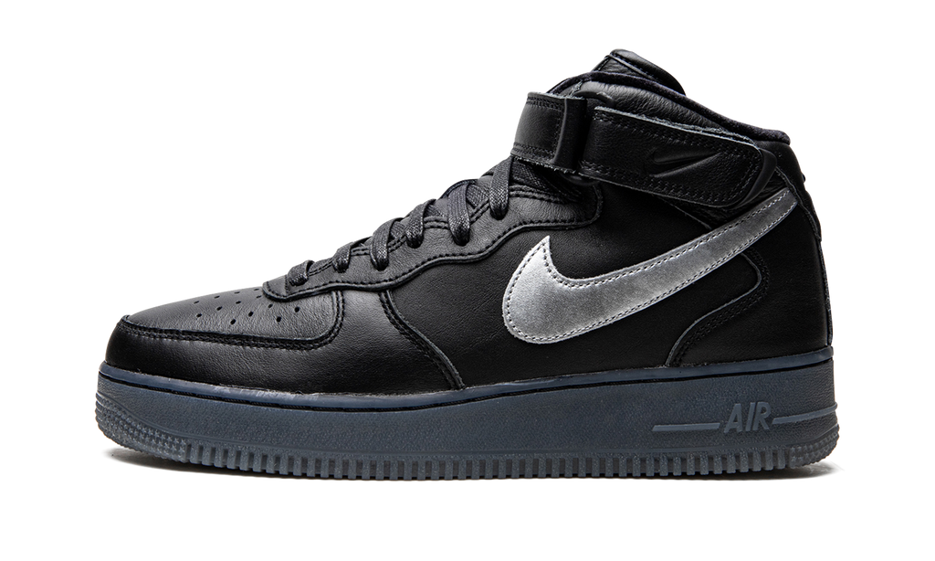Nike Air Force 1 Mid Black / Metallic Silver DX3061 001