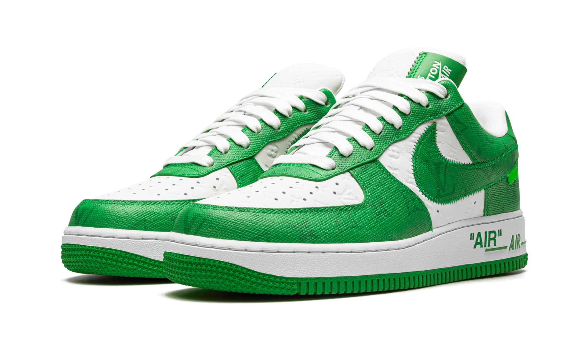 Nike Louis Vuitton Air Force 1 Low Virgil Abloh - White/Green 1A9V9U