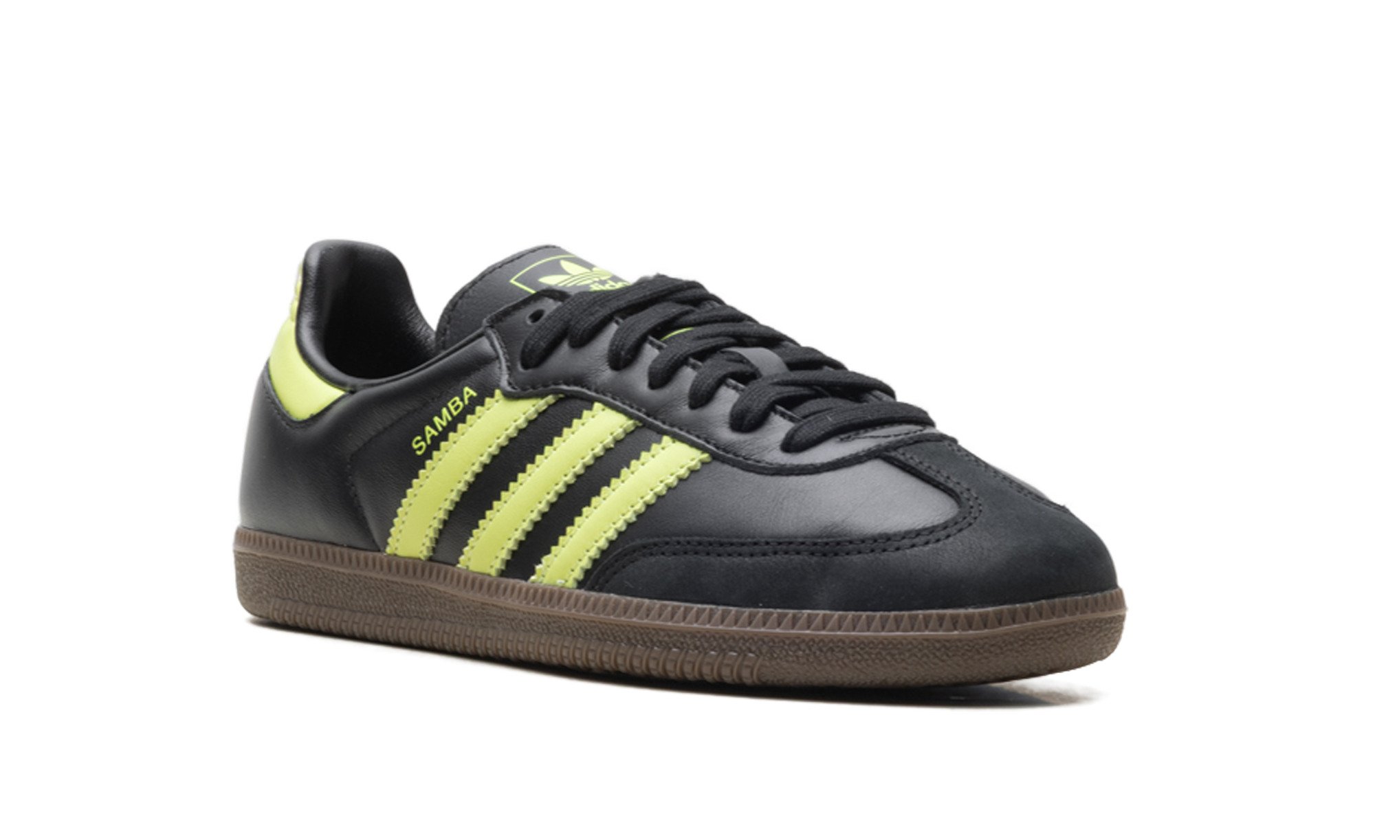 Adidas Samba OG WMNS Black Pulse Lime JS1387