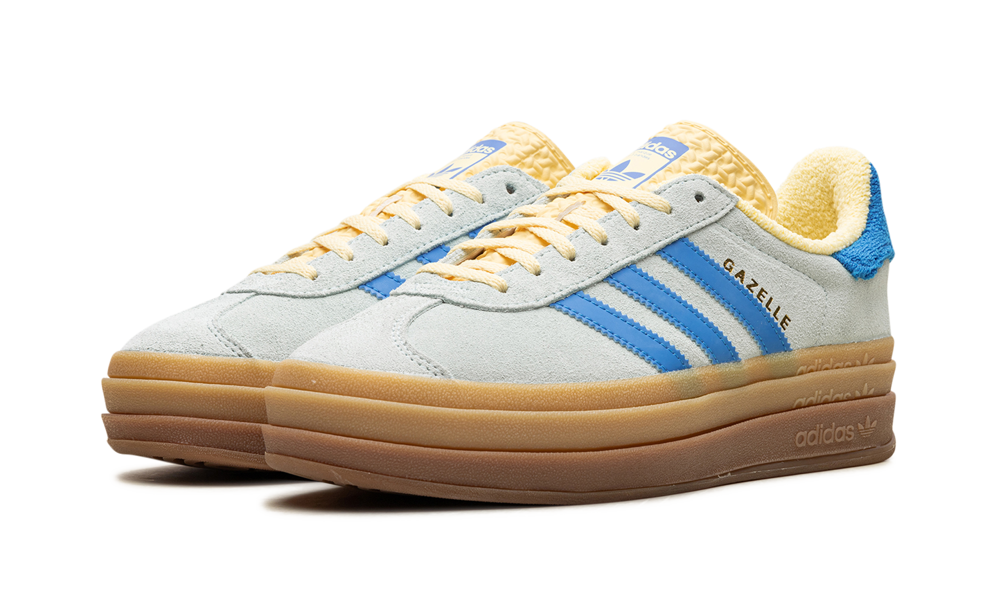 Adidas Gazelle Bold Wmns Almost Blue Yellow IE0430