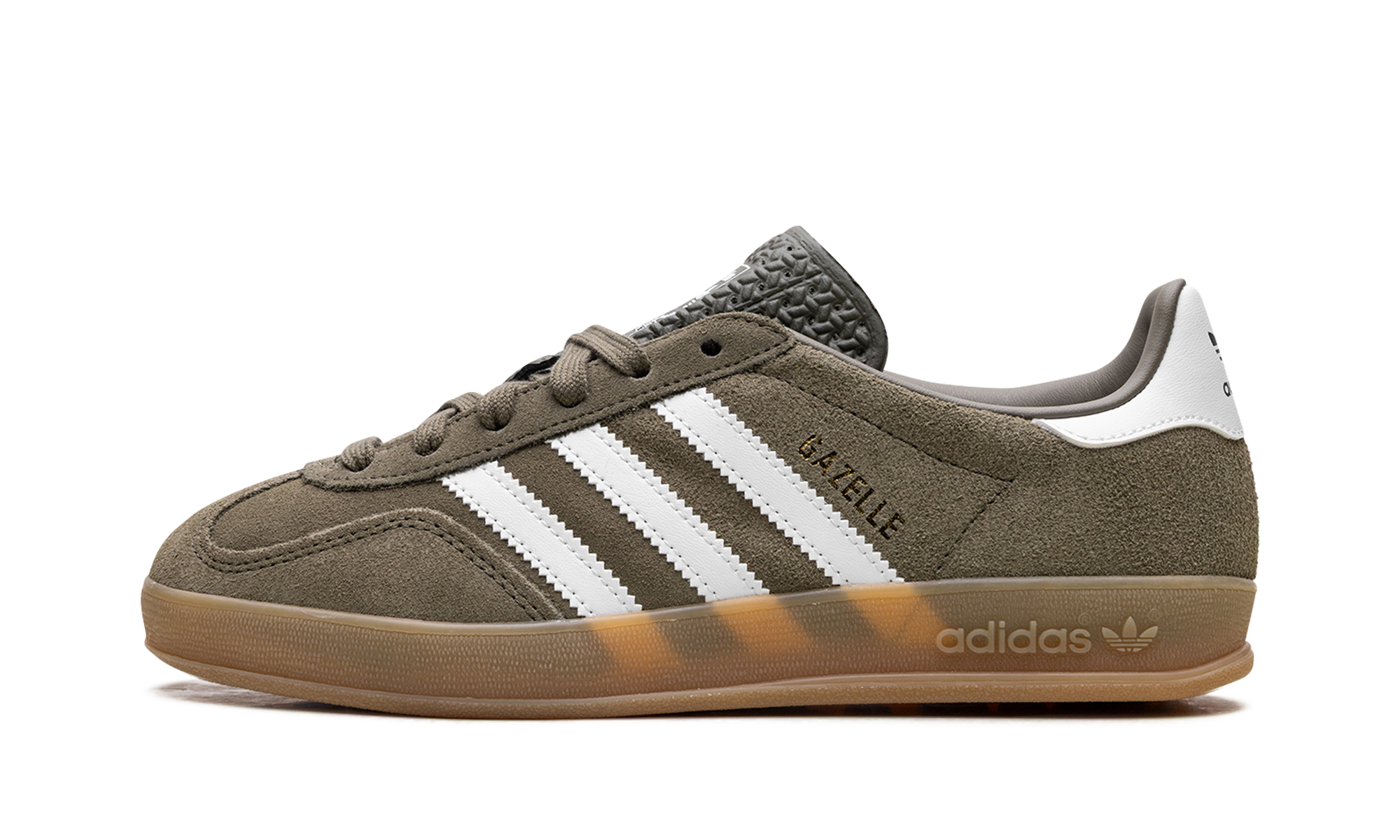 Adidas Gazelle Indoor Olive Strata Cloud White Gum JQ0174