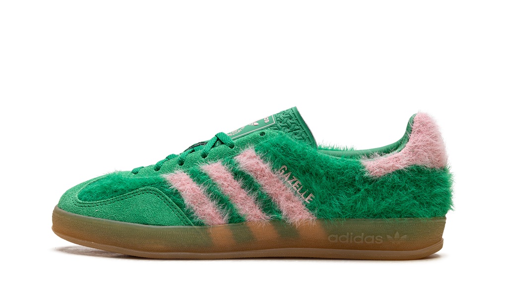Adidas Gazelle Indoor WMNS Green Glow Pink JP8342