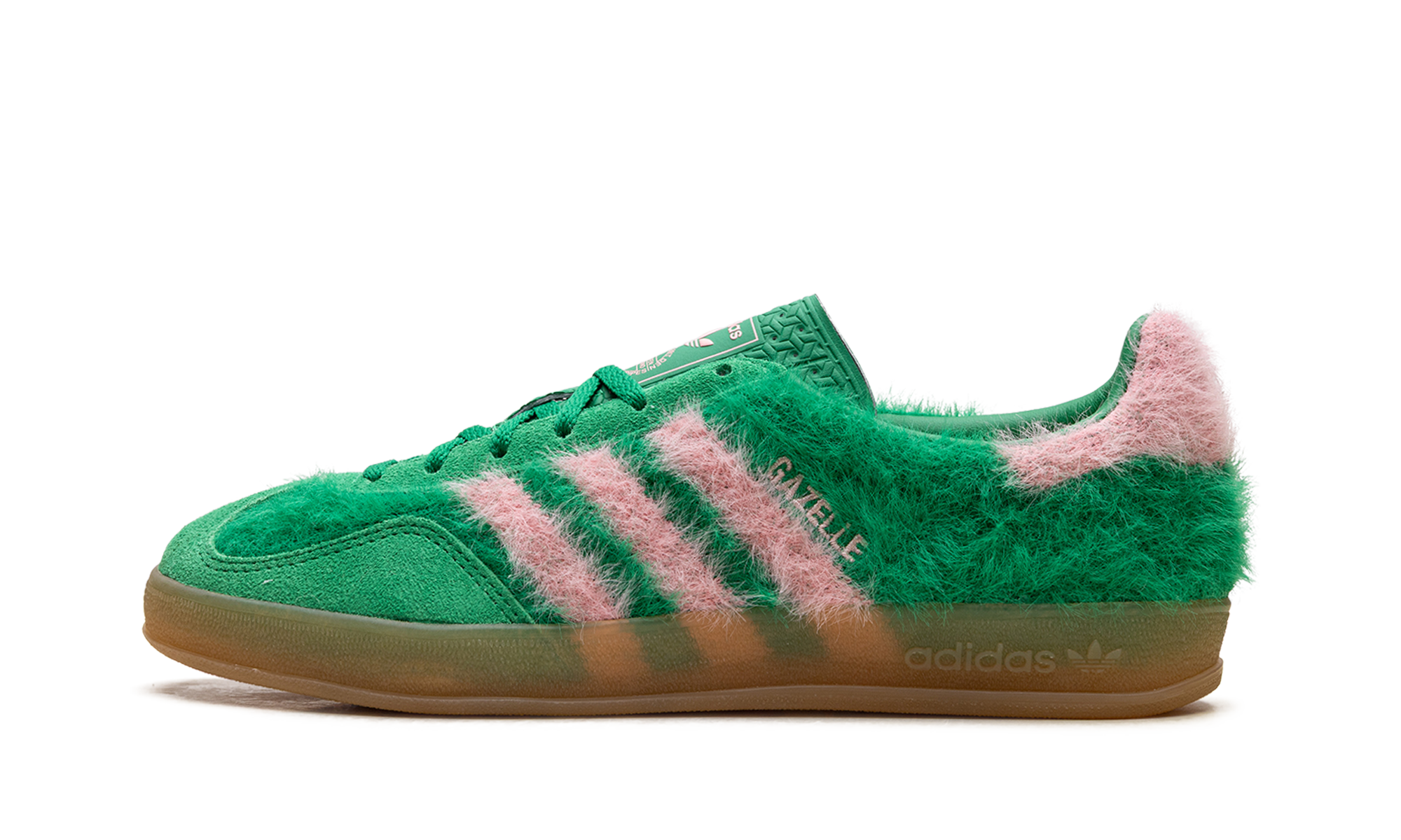 Adidas Gazelle Indoor WMNS Green Glow Pink JP8342