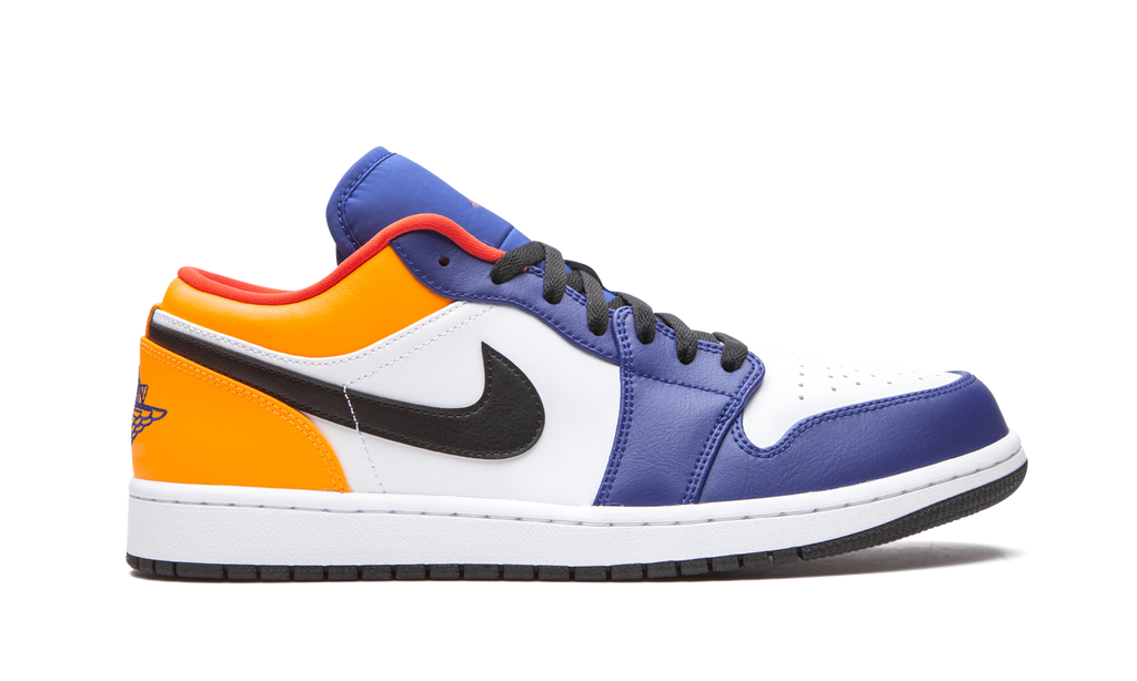 Air Jordan 1 Low Deep Royal / Yellow 553558 123