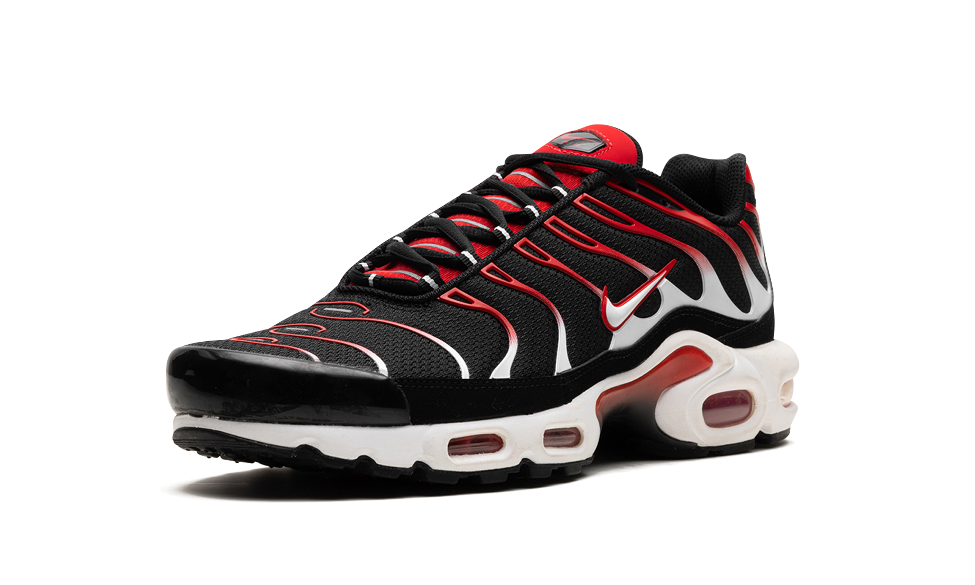 Nike Air Max Plus Black White University Red DM0032 004