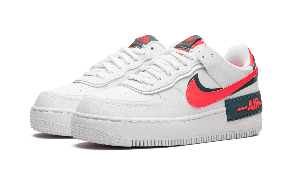 Nike AIR FORCE 1 SHADO NMS WMNS White Solar Red DB3902 100