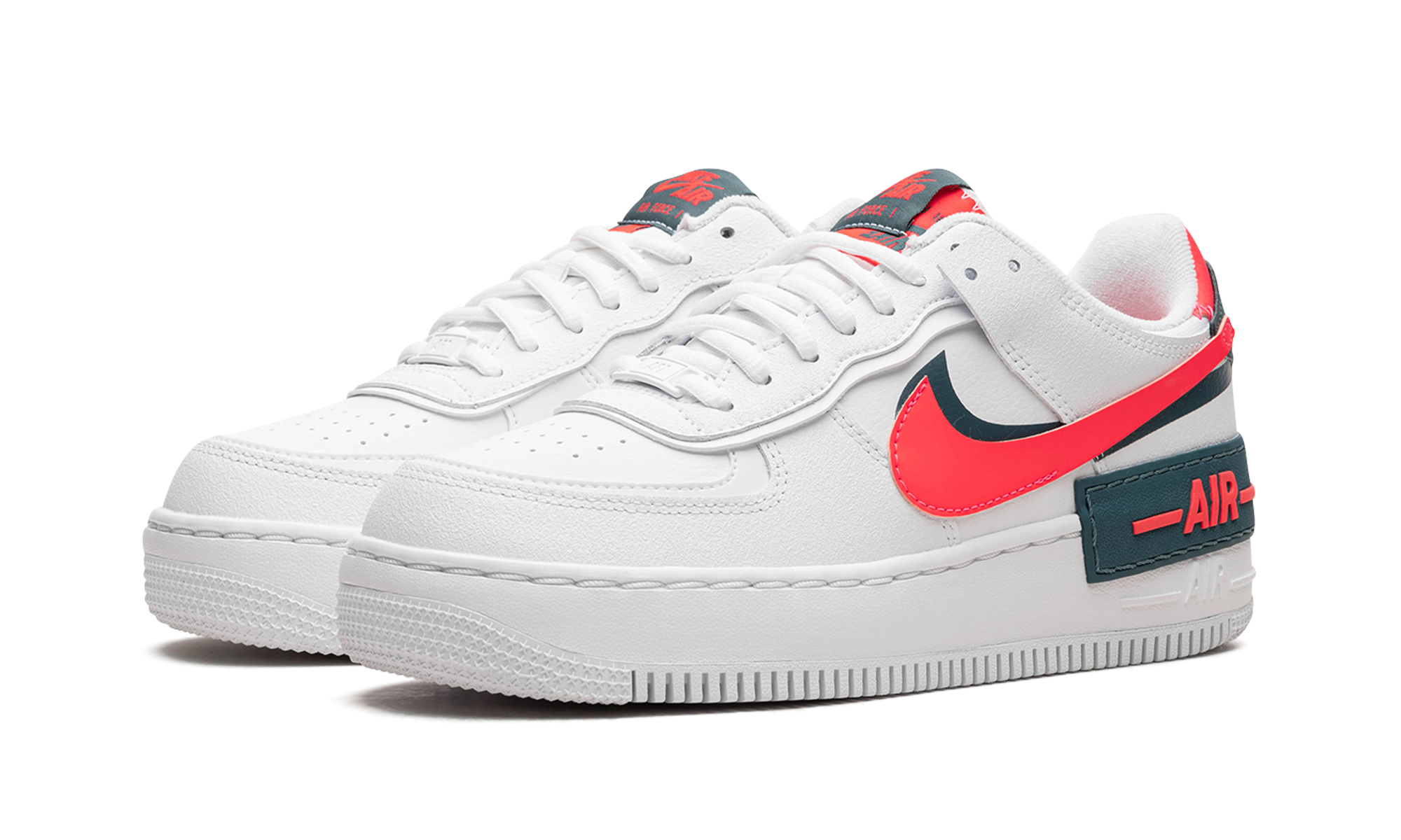 Nike AIR FORCE 1 SHADO NMS WMNS White Solar Red DB3902 100