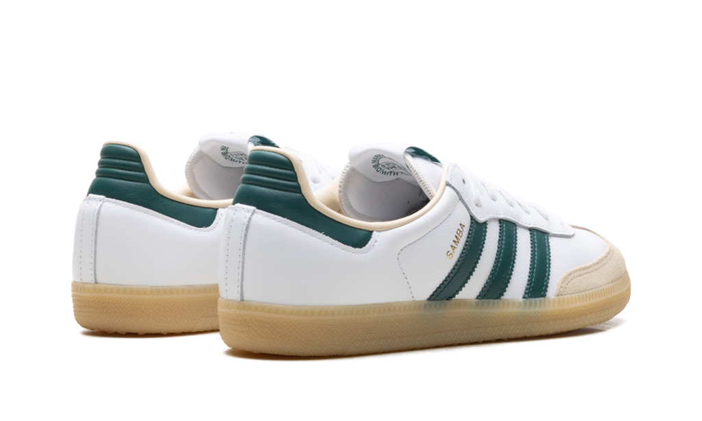 Adidas SAMBA OG Cloud White Collegiate Green Gum JS3831
