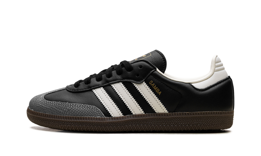 Adidas Samba OG WMNS Black Off White Gold JR8165