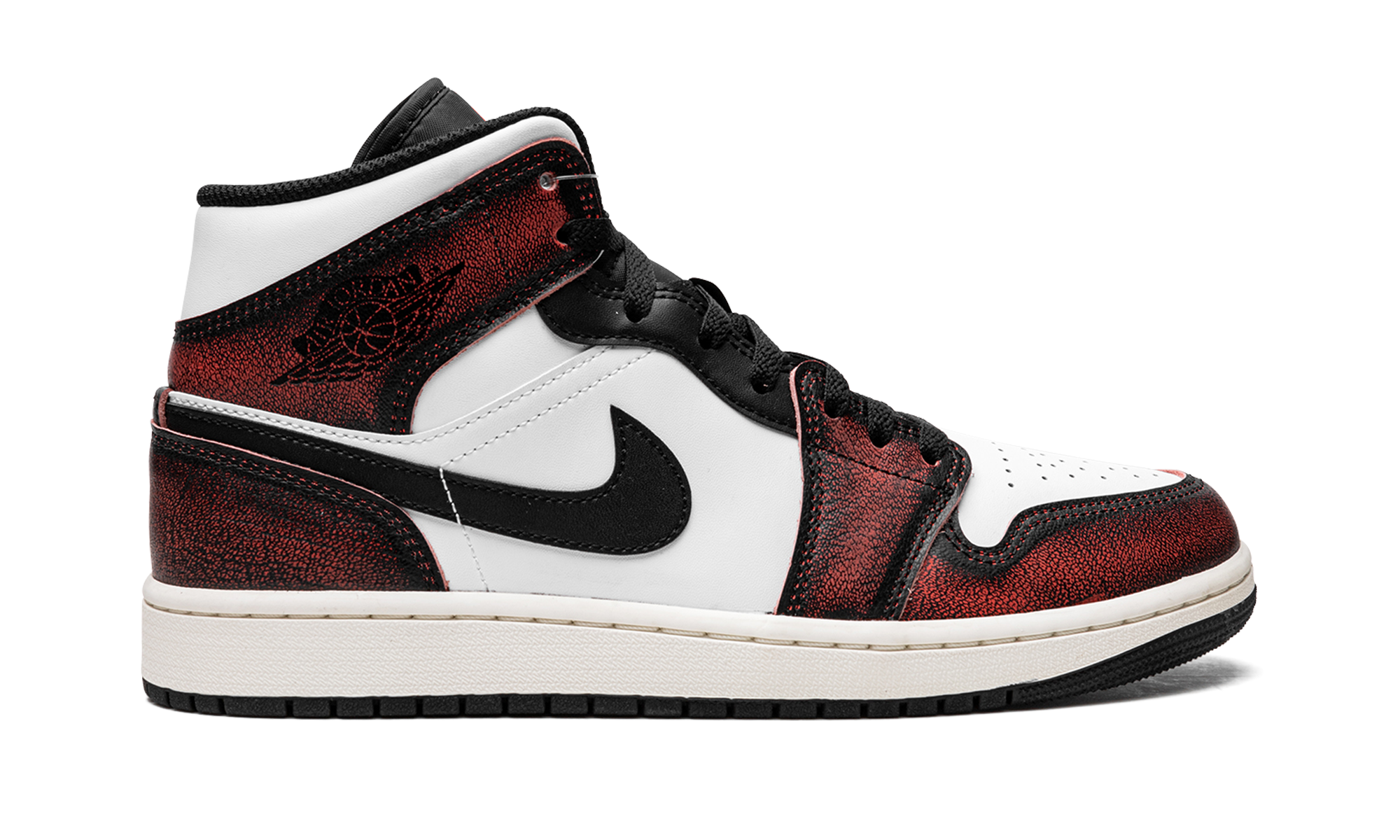 Air Jordan 1 Mid SE Wear-Away - Infrared DV9565 006