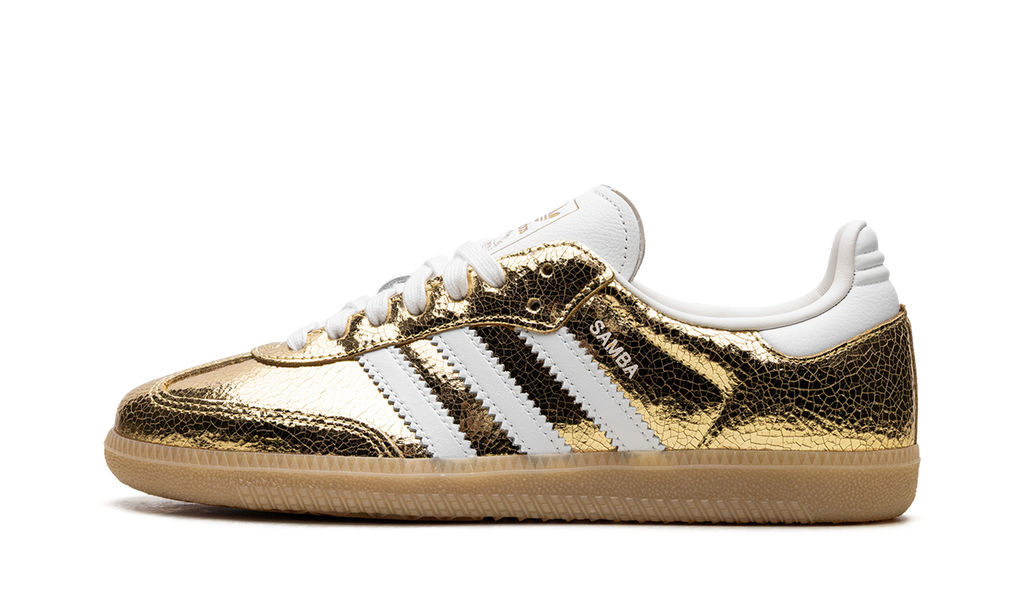 Adidas Samba OG WMNS Cracked Metallic Pack - Gold KI5719