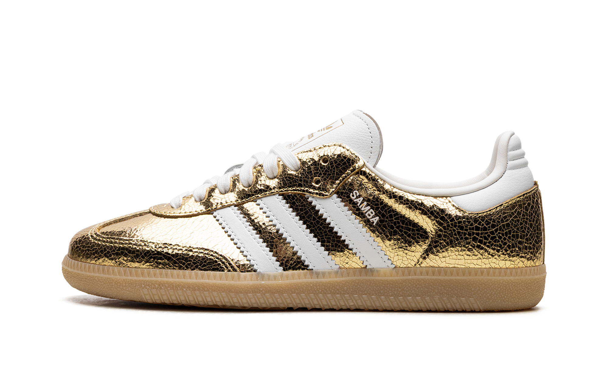 Adidas Samba OG WMNS Cracked Metallic Pack - Gold KI5719