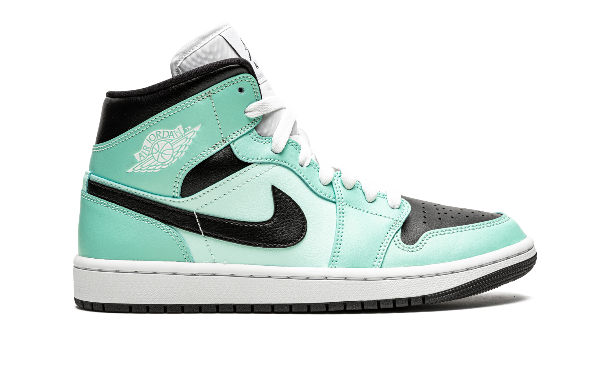 AIR JORDAN 1 MID WMNS Aqua Black BQ6472 300
