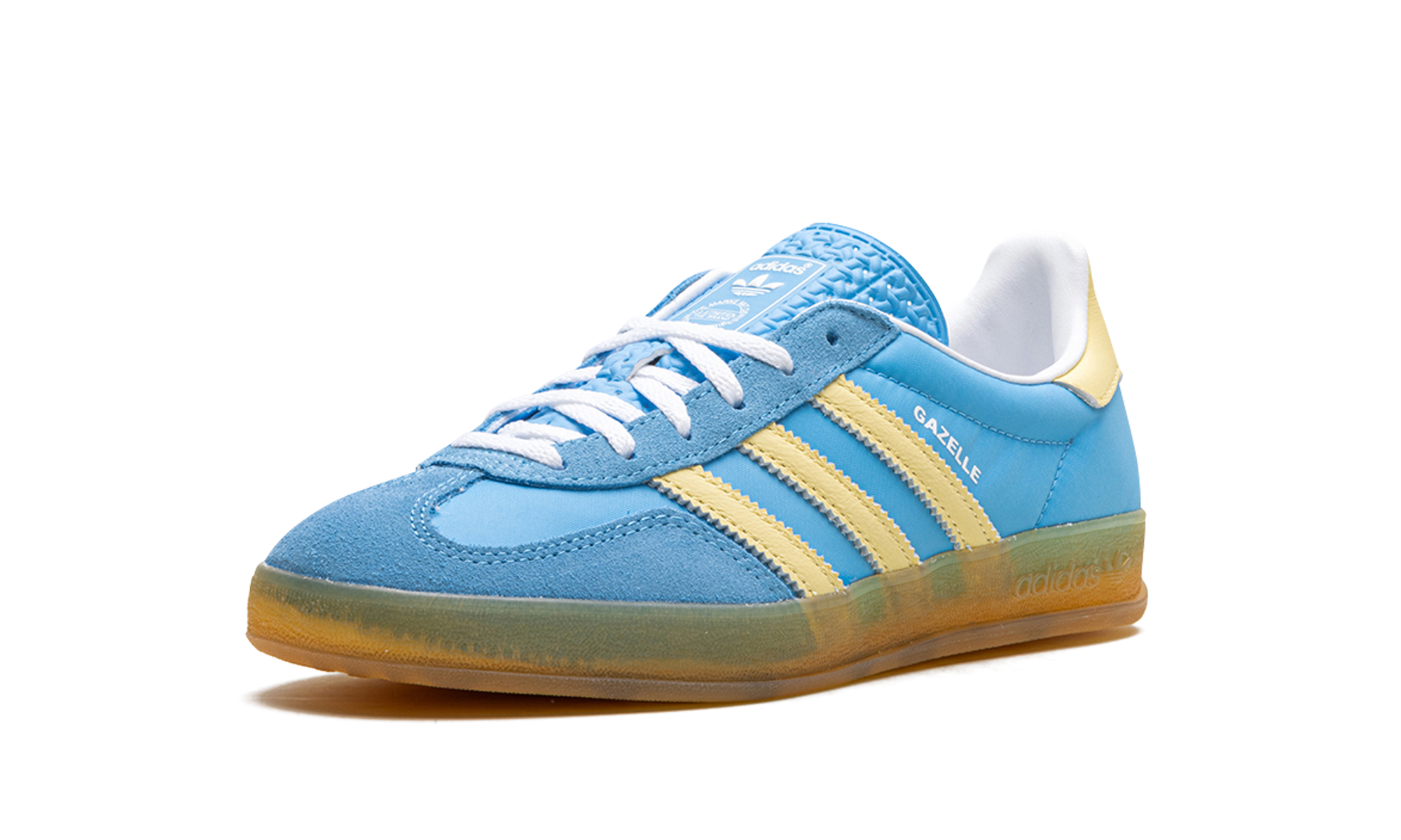 Adidas Gazelle Indoor WMNS Semi Blue Burst Almost Yellow IE2960