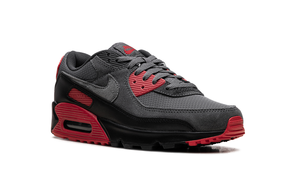 Nike Air Max 90 Smoke Grey Fire Red DM0029 007