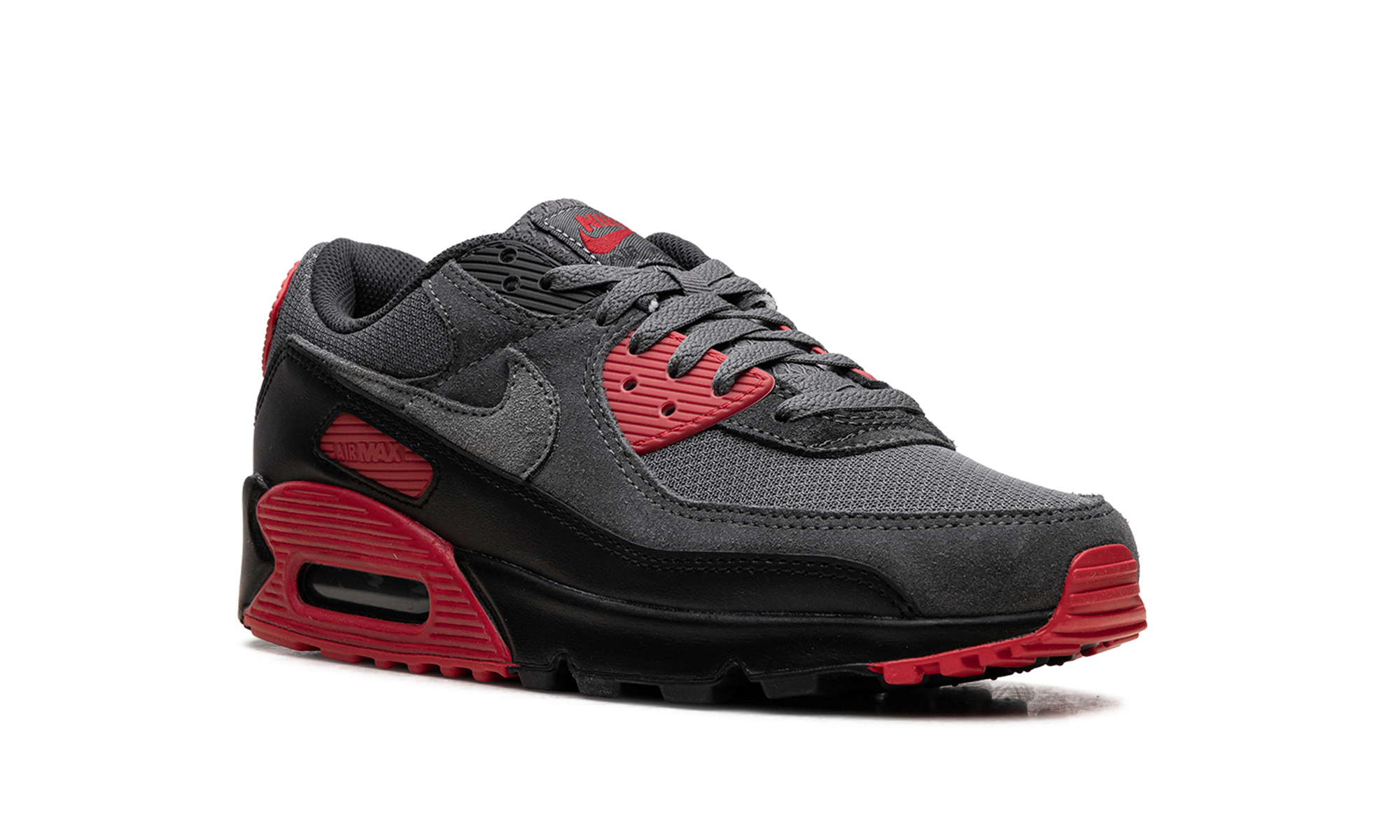 Nike Air Max 90 Smoke Grey Fire Red DM0029 007
