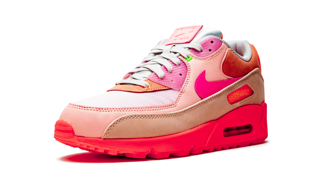 Nike AIR MAX 90 PRM WMNS Platinum Crimson/Bright Purple CT3449 600